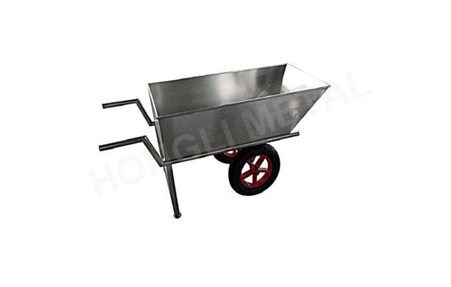 不锈钢料斗车 规格：1200X600X6